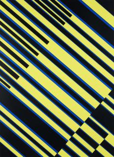 Günter Fruhtrunk - Konstantes Gelb (Aus: Farbbewegungen).