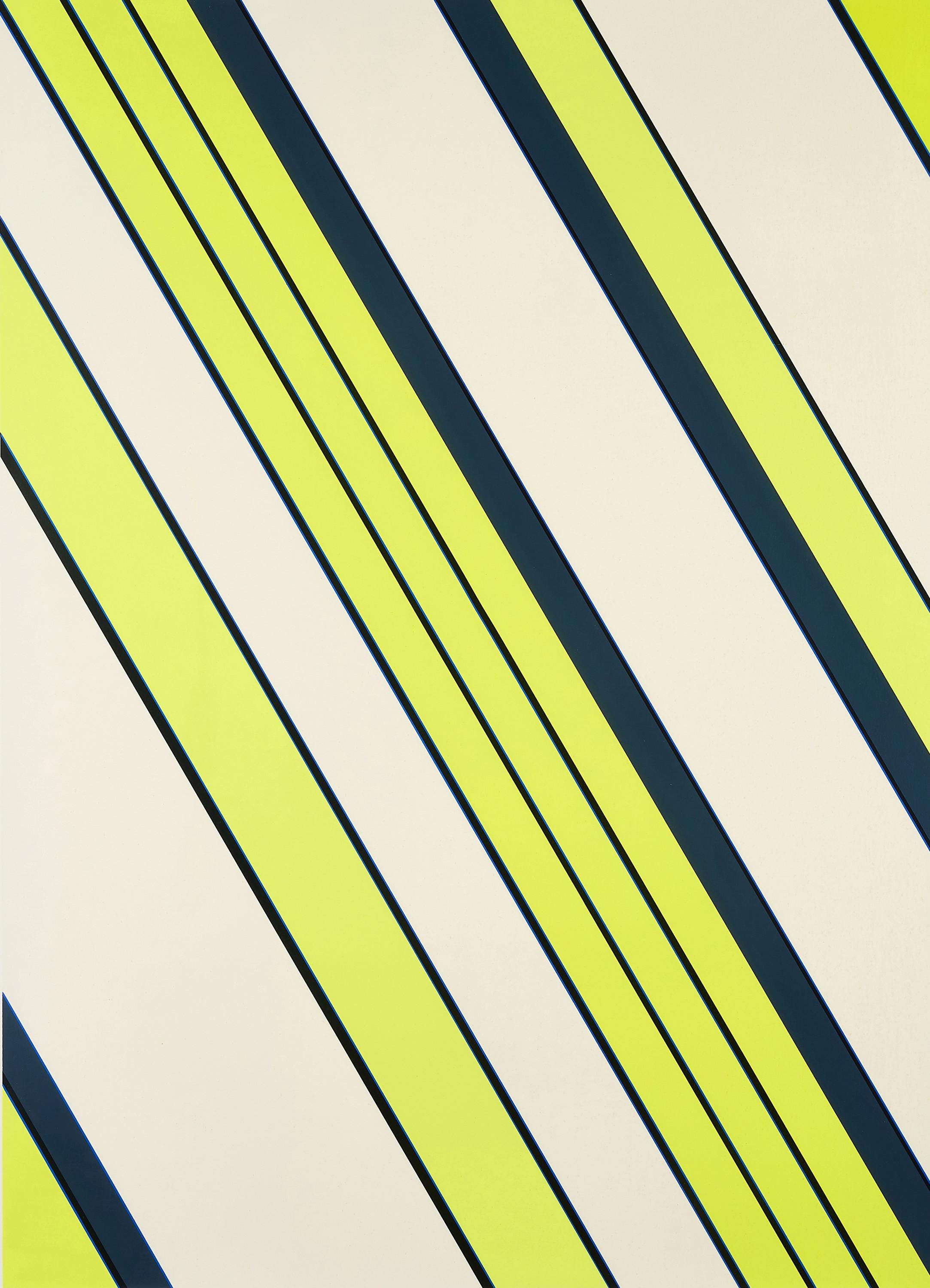 Günter Fruhtrunk - Trennende Weiß (Aus: Farbbewegungen).