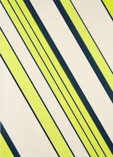 Günter Fruhtrunk - Trennende Weiß (Aus: Farbbewegungen).