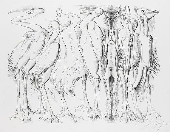 Günter Grass - Zwischen Vögeln