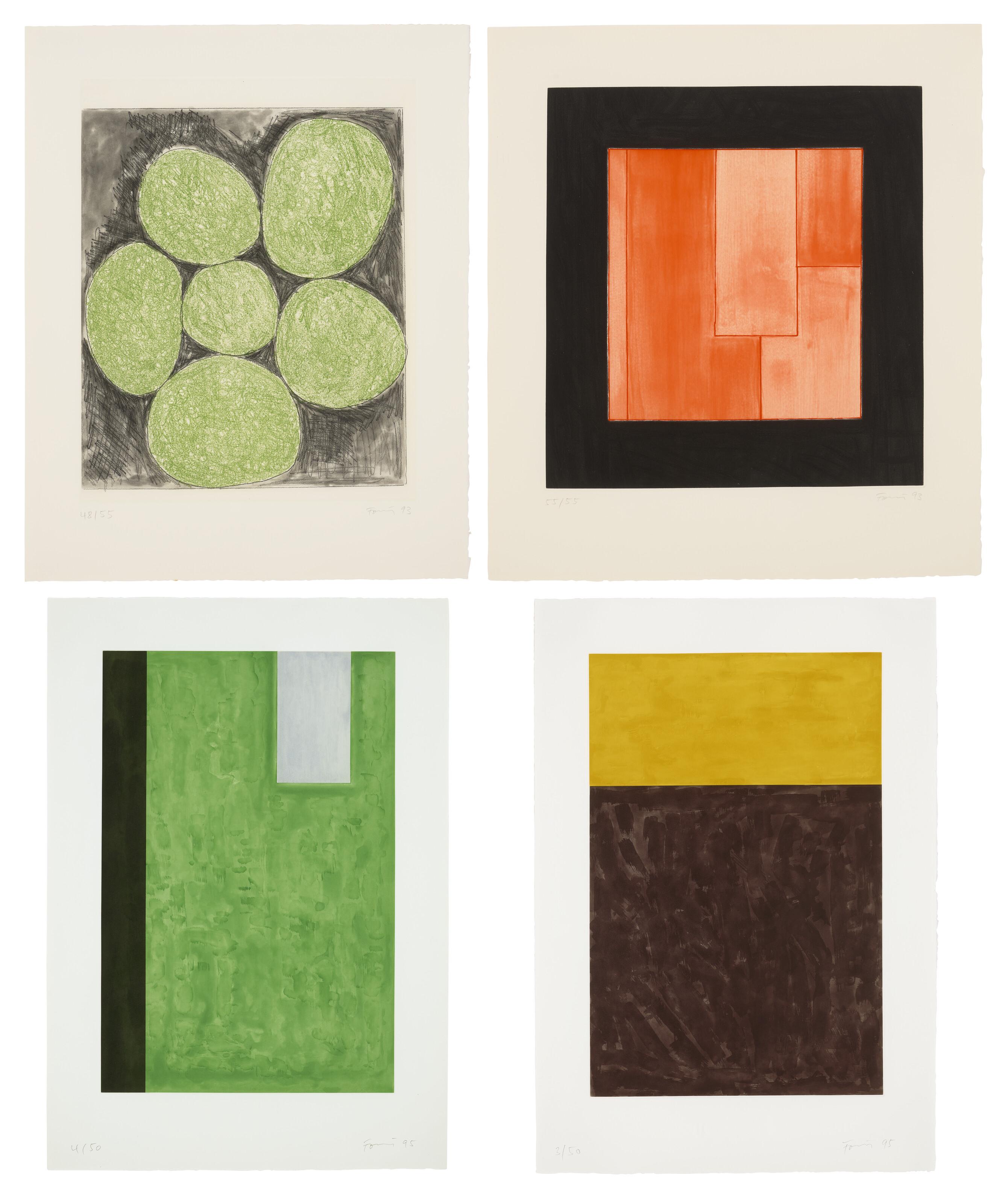 Günther Förg - Four Prints by the Artist