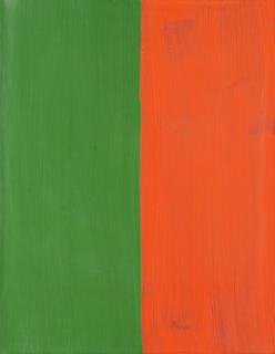 Günther Förg - Komposition Orange - Grün