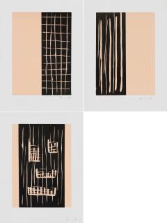 Günther Förg - Konvolut aus drei Druckgrafiken.