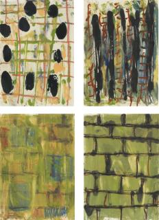 Günther Förg - Sans Titre (Quatre Oeuvres)