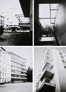Günther Förg - Serie von 4 Fotografien (Aus: Architektur II).