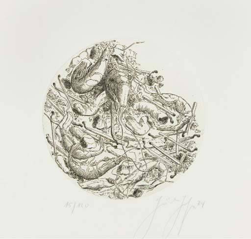 Günther Grass - Günther Grass, Liebe geprüft, Edition Bremen bei Schûnemann, 1974