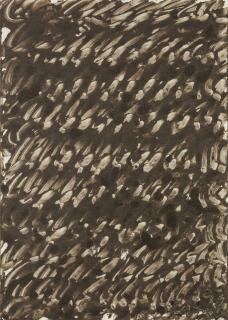 Günther Uecker - Aschezeichnung (Ash Drawing)