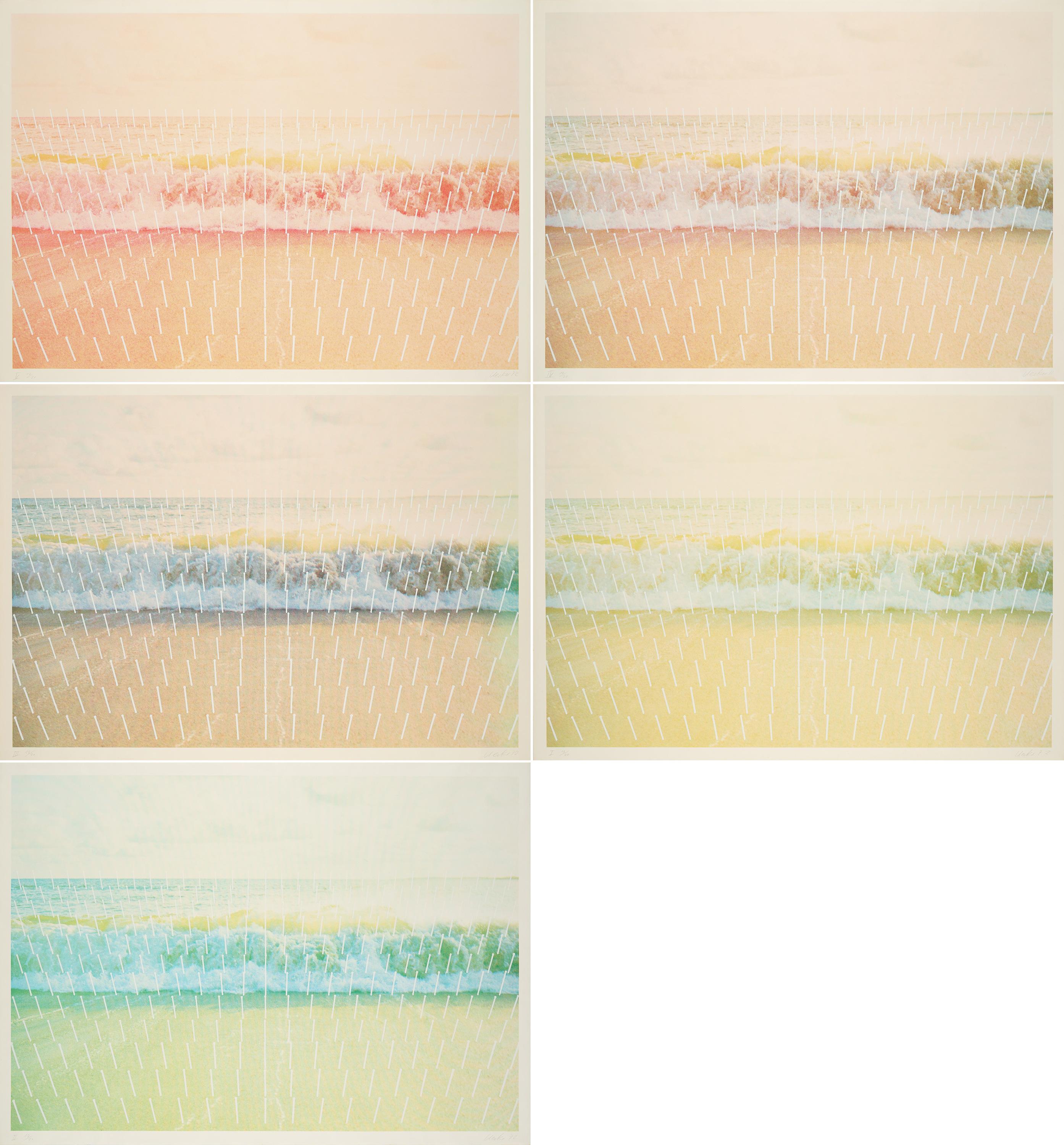 Günther Uecker - Meeresbrandung.