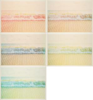 Günther Uecker - Meeresbrandung.