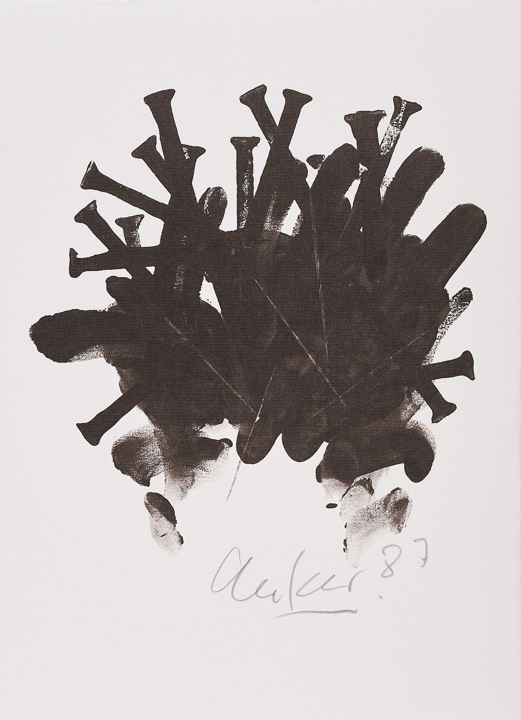 Günther Uecker - Nagelkreuzung.