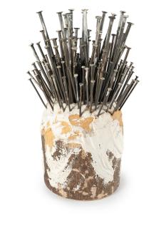 Günther Uecker - Ohne Titel (Baum, Teilstück von einem „Wald“)