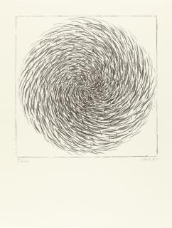 Günther Uecker - Ohne Titel (Spirale).