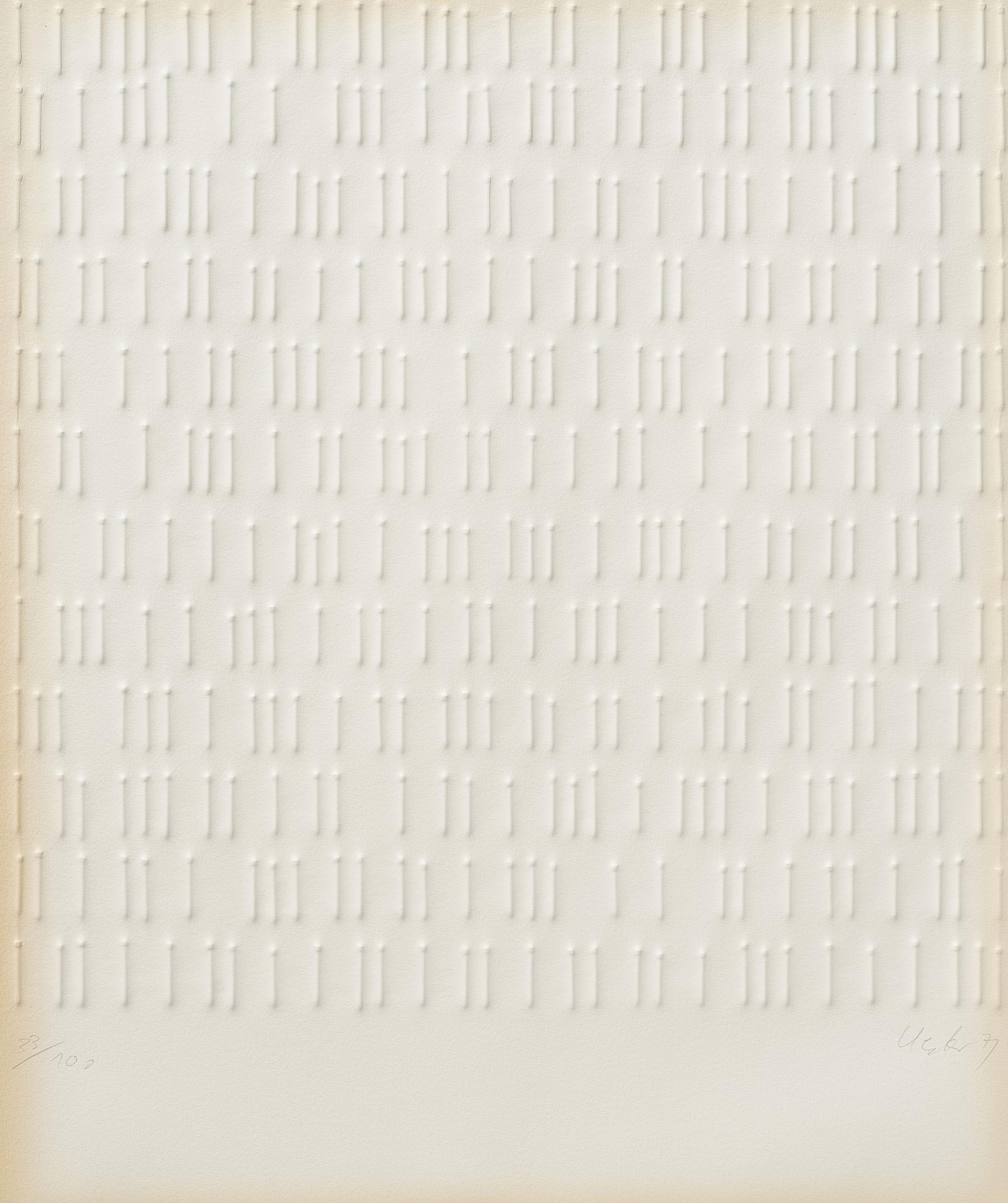 Günther Uecker - Ohne Titel.