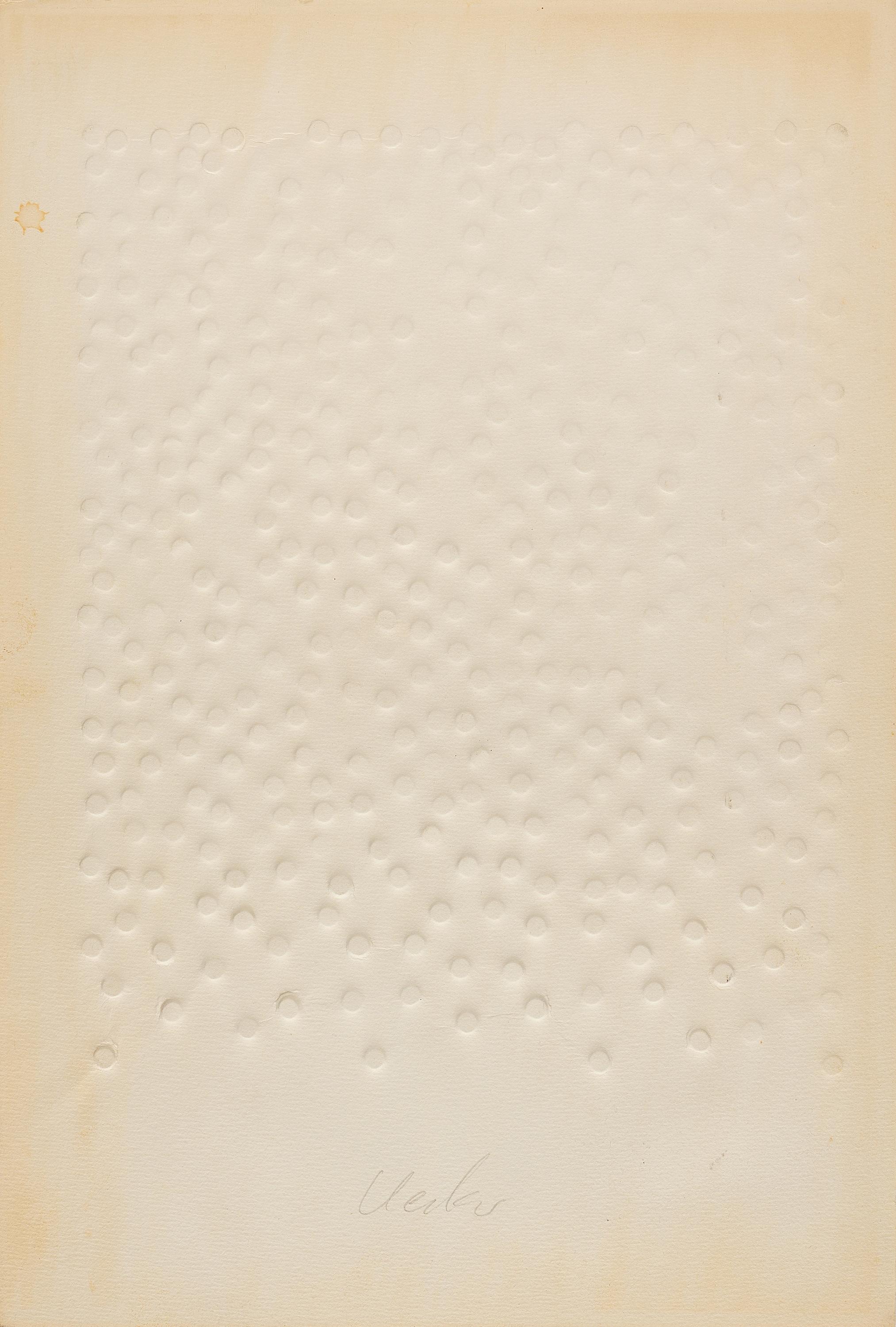 Günther Uecker - Reihung.