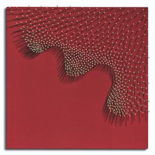 Günther Uecker - Rote Fahne (Red Flag)