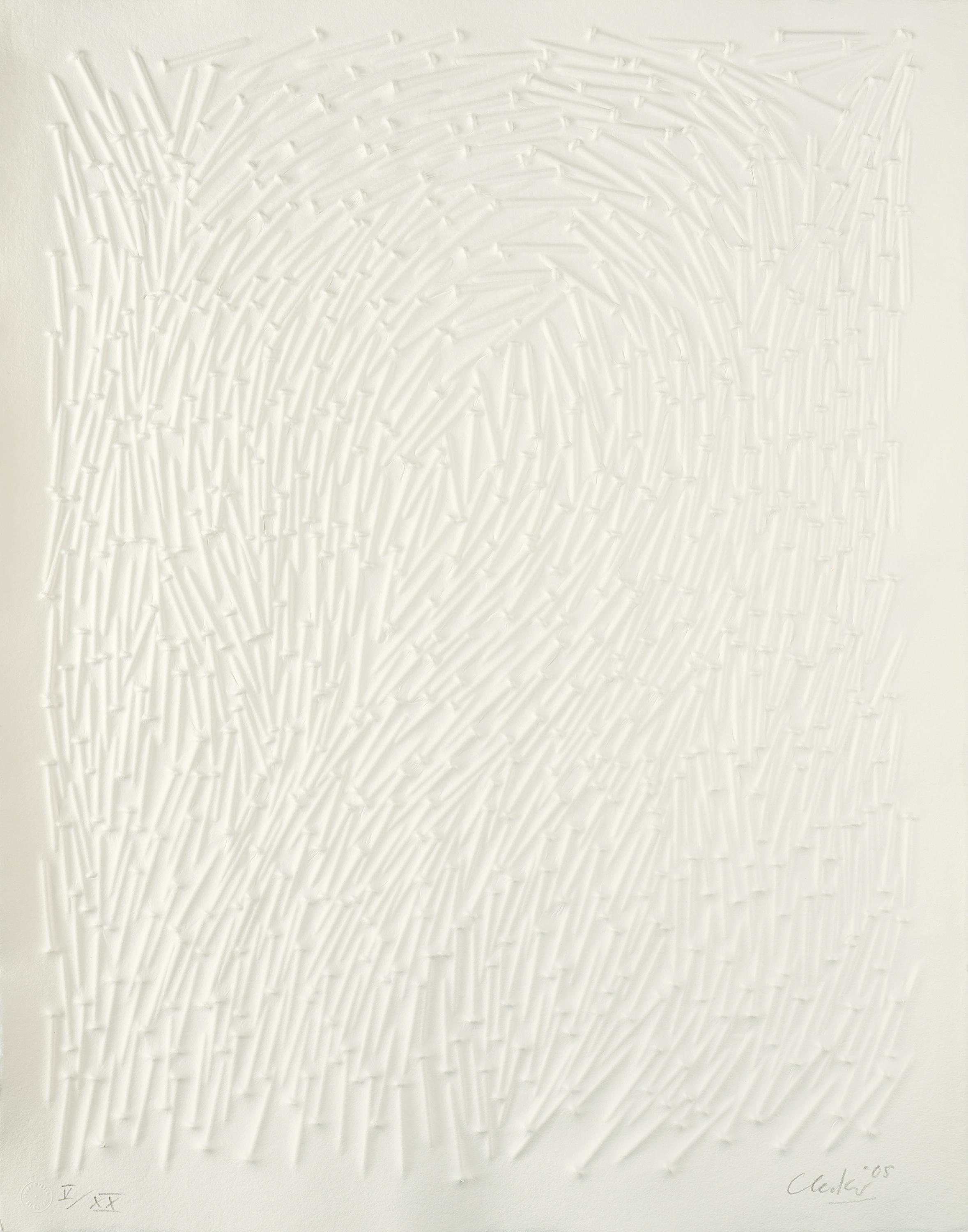 Günther Uecker - Strömung III.