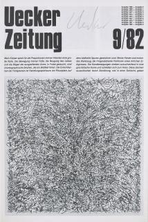 Günther Uecker - Uecker-Zeitung, Ausgabe 9/82.