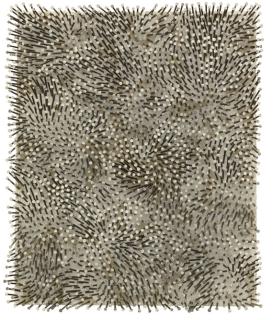 Günther Uecker - Weißes Feld (Weißer Wind)