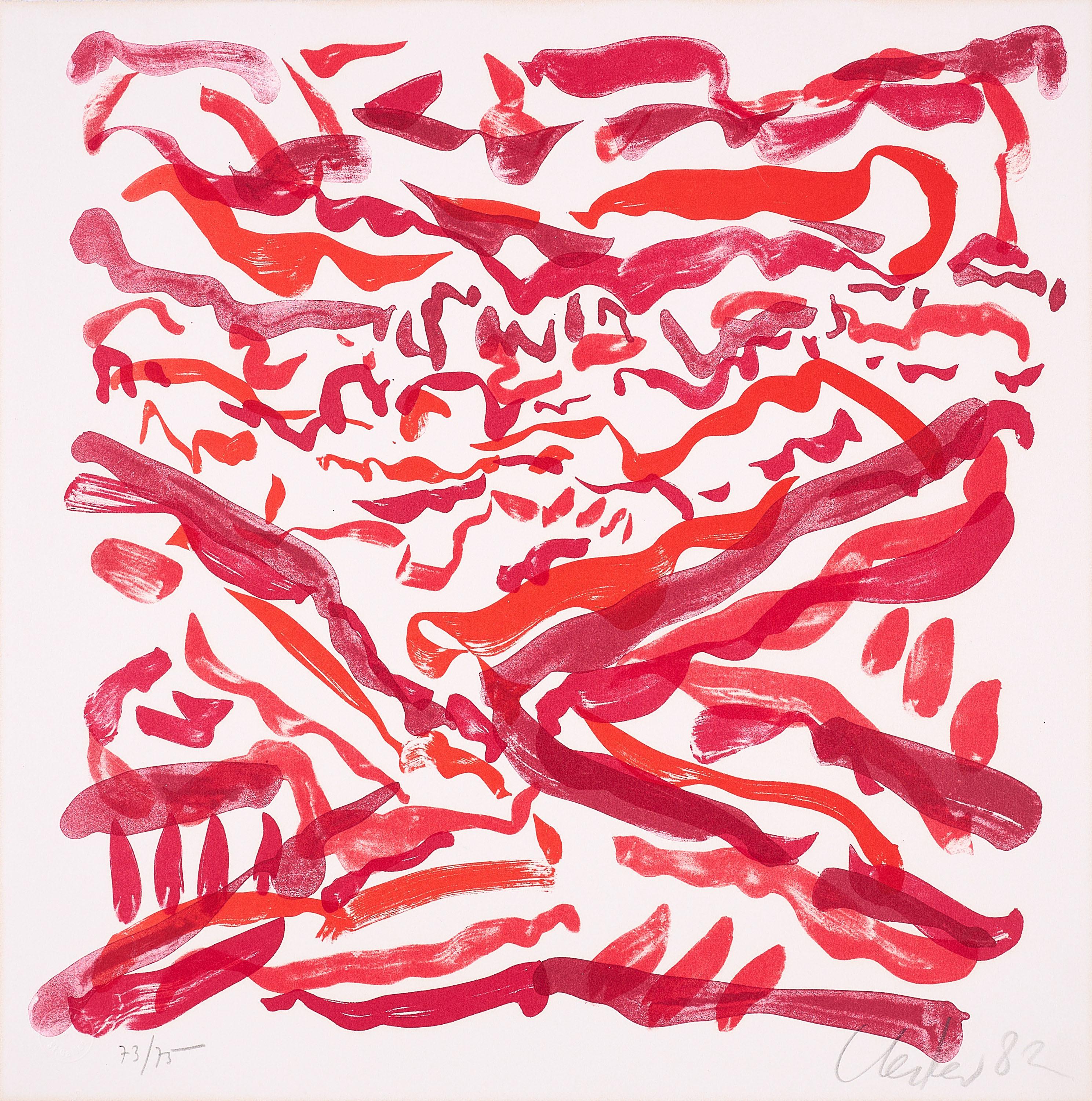 Günther Uecker - Wintersonne im Engadin.