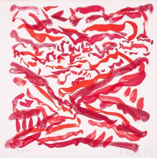 Günther Uecker - Wintersonne im Engadin.