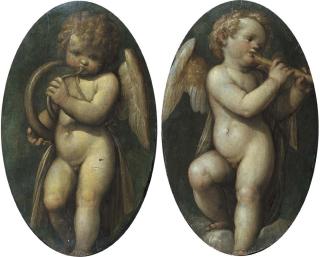 Guglielmo Caccia - Putto con olicorno