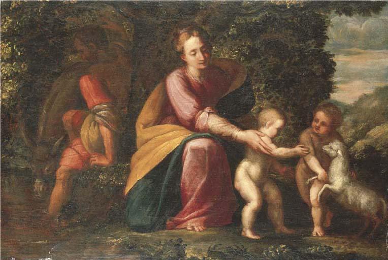 Guglielmo Caccia - The Rest on the Flight into Egypt