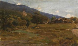 Guglielmo Ciardi - Paesaggio veneto