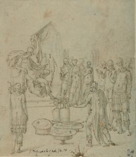 Guglielmo Della Porta - Die Enthaltsamkeit des Scipio.