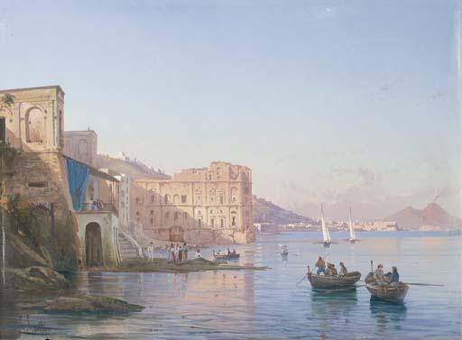Guglielmo Giusti - Napoli, A Palazzo Donn\'Anna