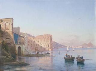 Guglielmo Giusti - Napoli, A Palazzo Donn\'Anna