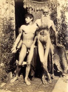 Guglielmo Plüschow - Akt (Männerpaar)