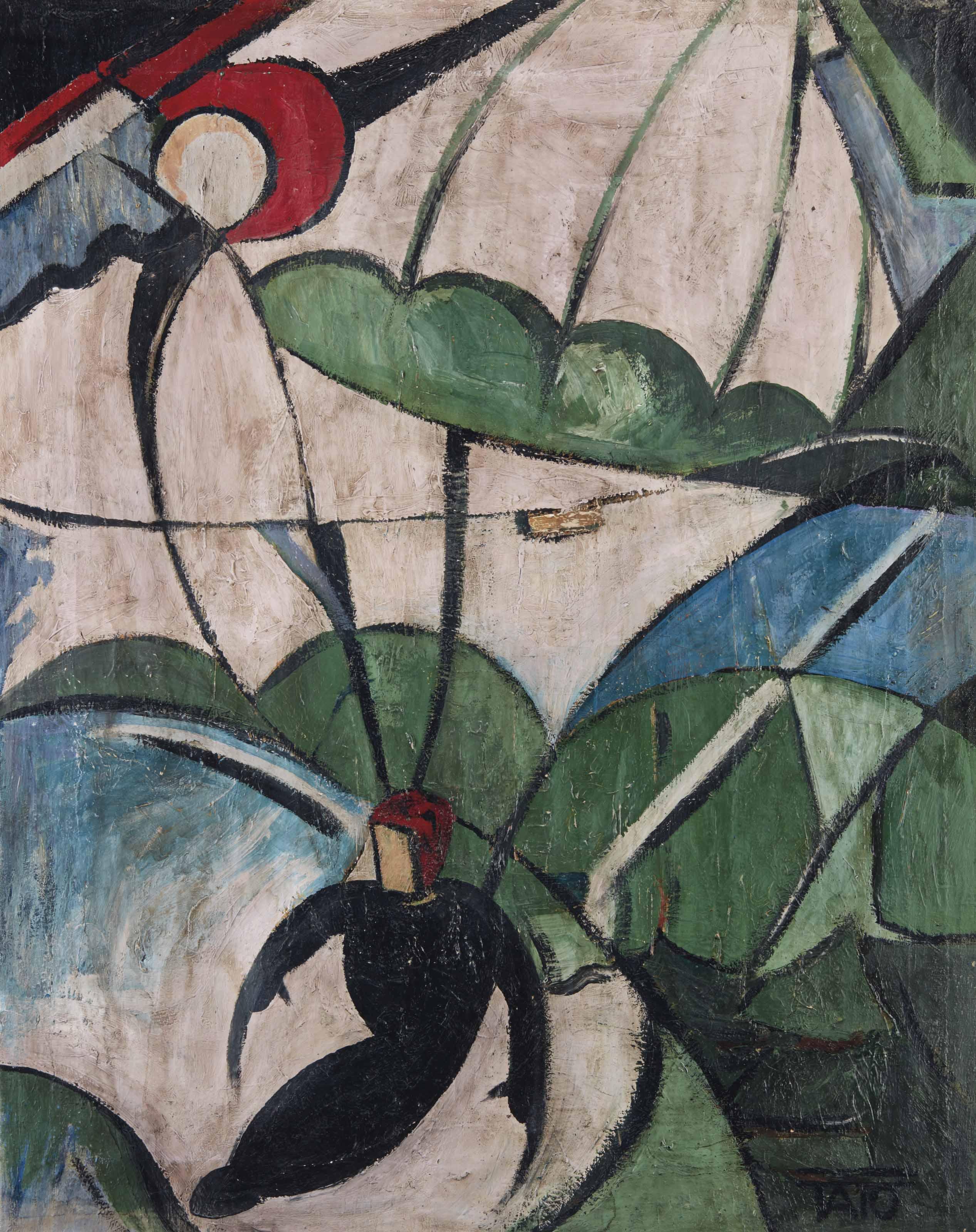 Guglielmo Sansoni Dit Tato - Composition futuriste