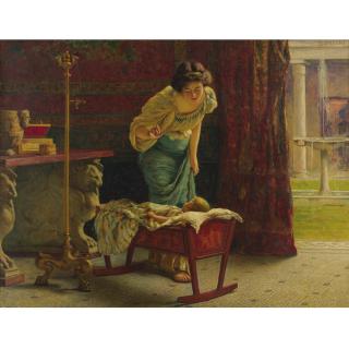 Guglielmo Zocchi - A Mother\'S Joy