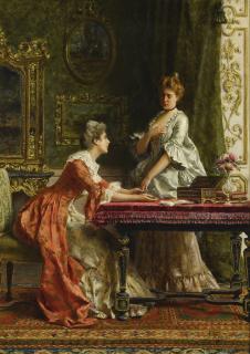 Guglielmo Zocchi - Italian a Box Of Letters Fondly Kept