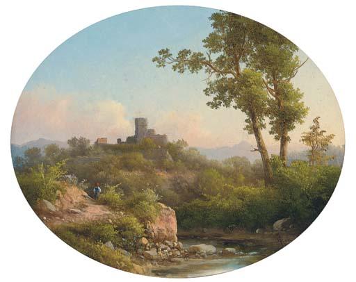 Guido Agostini - A capriccio of the Roma campagna