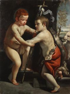 Guido Cagnacci - The Christ Child with the Infant Saint John the Baptist
