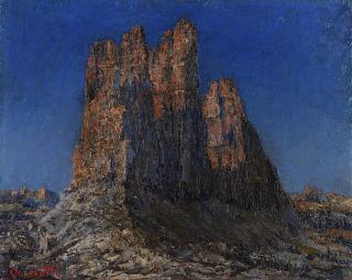 Guido Cinotti - Le tre Cime di Lavaredo sopra Misurina