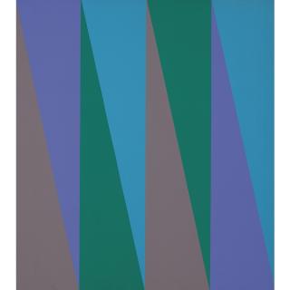 Guido Molinari - Structure Triangulaire Gris-Brun