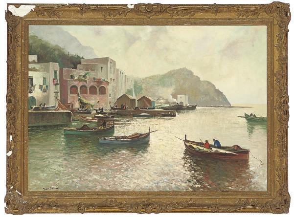 Guido Odierna - Fishing boats in the bay of Naples