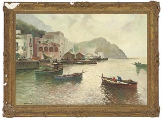 Guido Odierna - Fishing boats in the bay of Naples