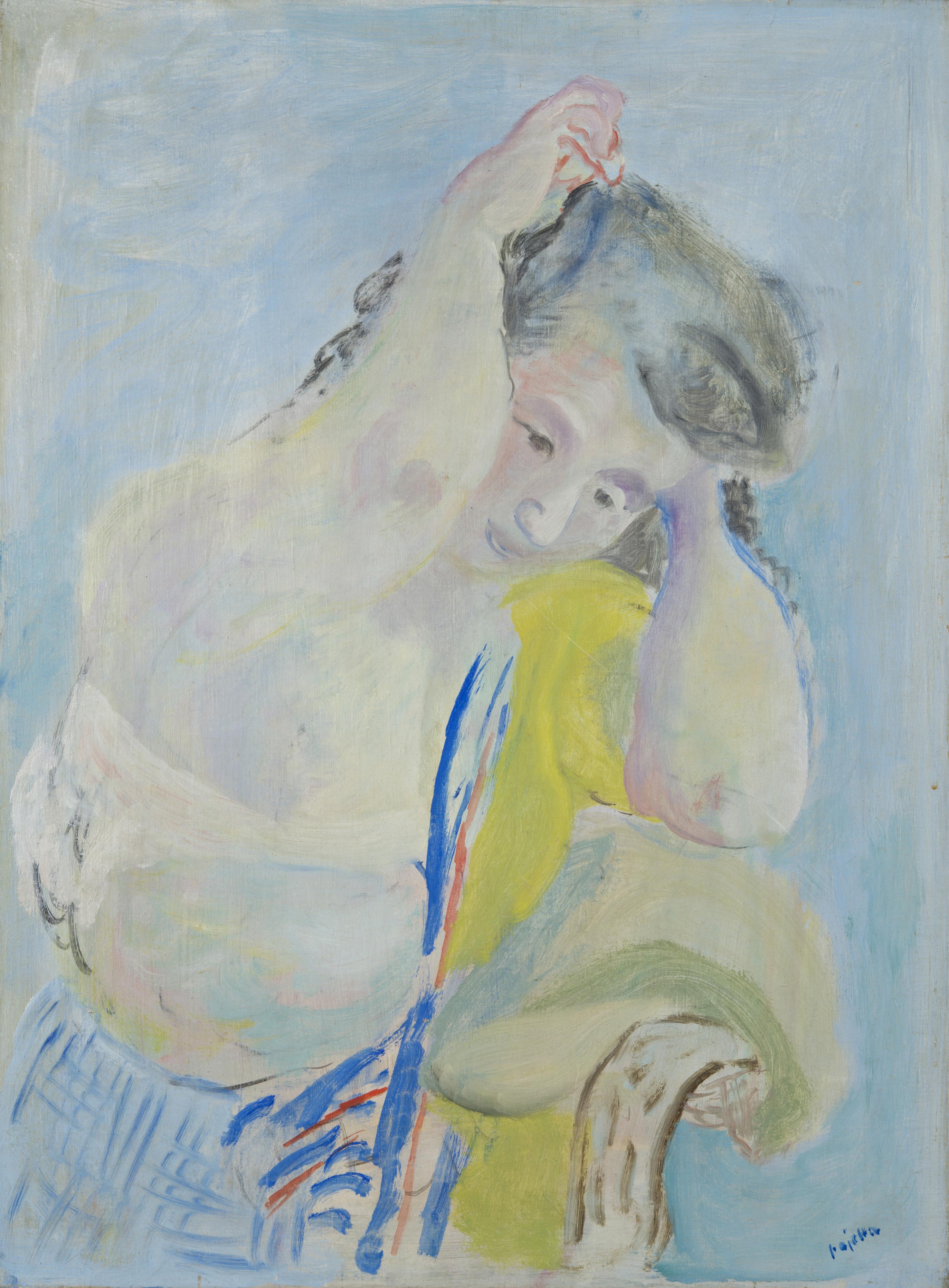 Guido Pajetta - Donna che si pettina