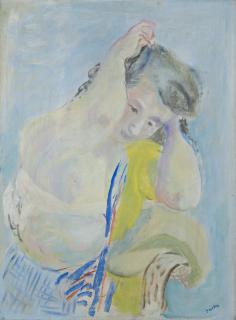 Guido Pajetta - Donna che si pettina