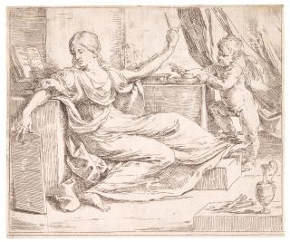 Guido Reni - Allegory of Learning (Bartsch XVIII.289.16)