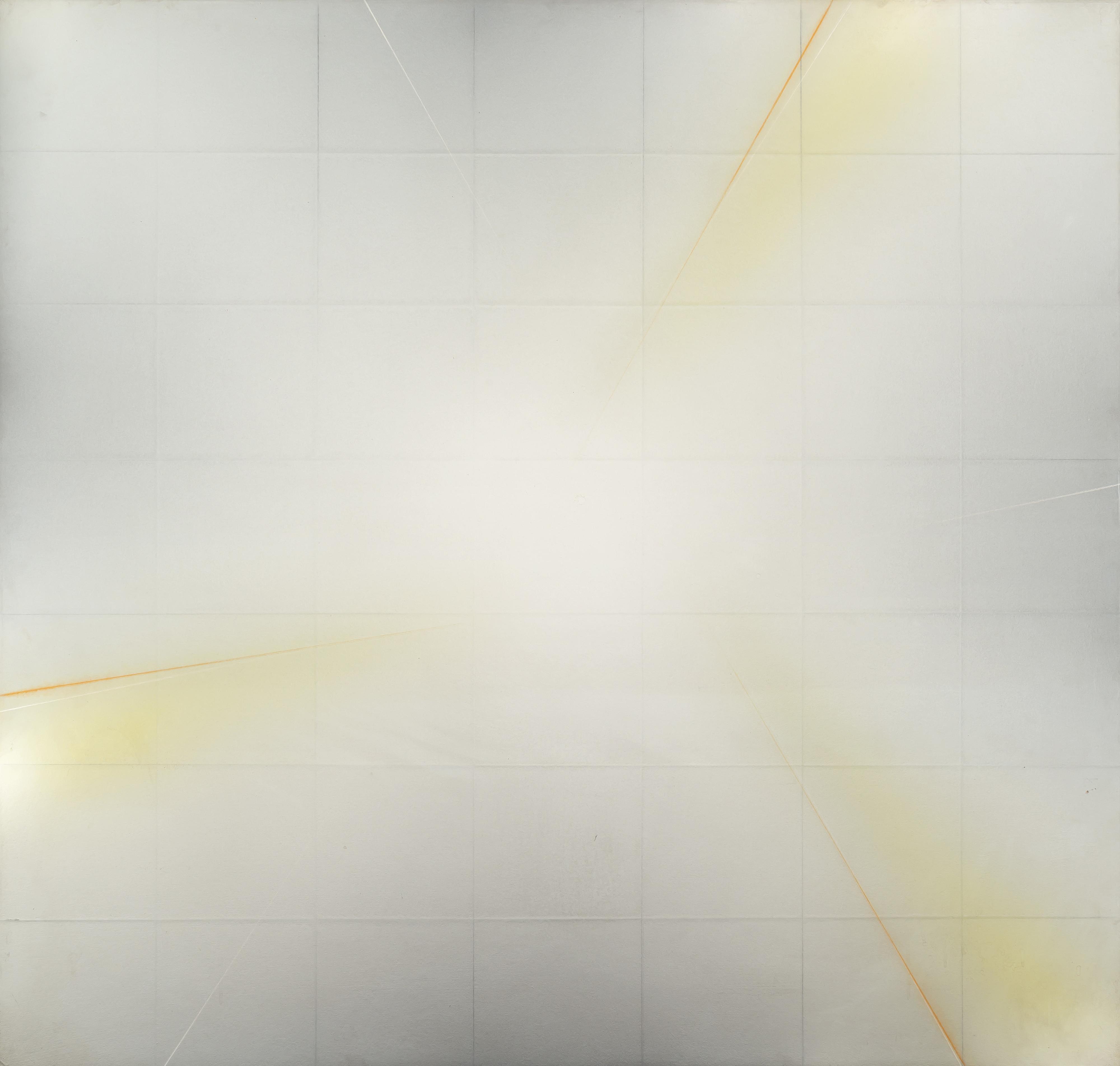 Guido Strazza - Ricercare fondo azzurro (Serie degli scacchi, apertura gioco d\'alfiere, gioco scacco matto)