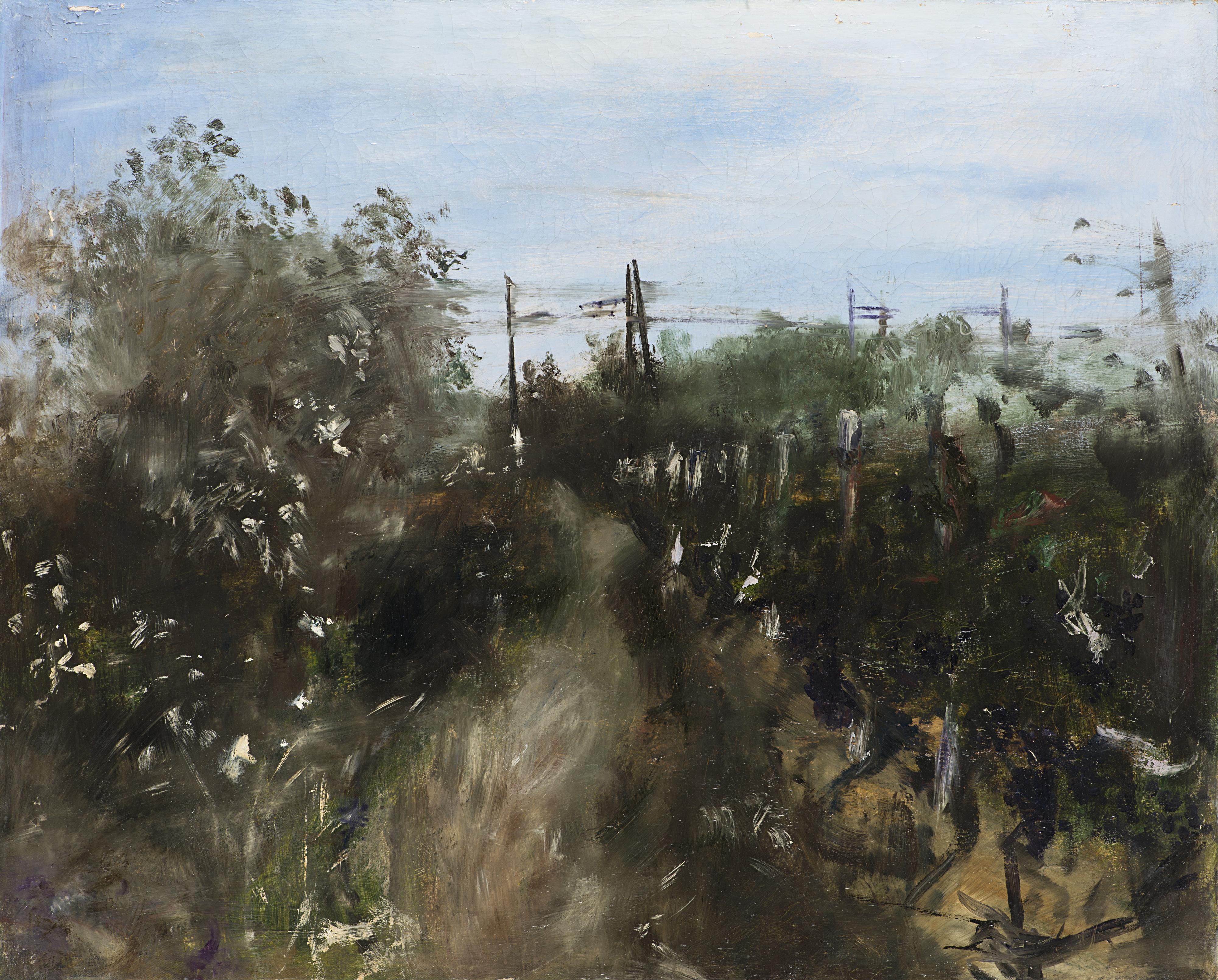 Guido Tallone - Paesaggio con ferrovia