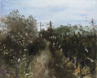 Guido Tallone - Paesaggio con ferrovia