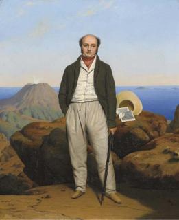 Guillaume Bodinier - Portrait de Casimir Lecomte Devant Le Stromboli