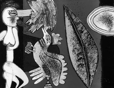 Guillaume Corneille - Allegro Series: Four Plates; Mediterranee Series: Three Plates; and [Untitled]