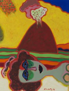 Guillaume Corneille - Un volcan au Mexique