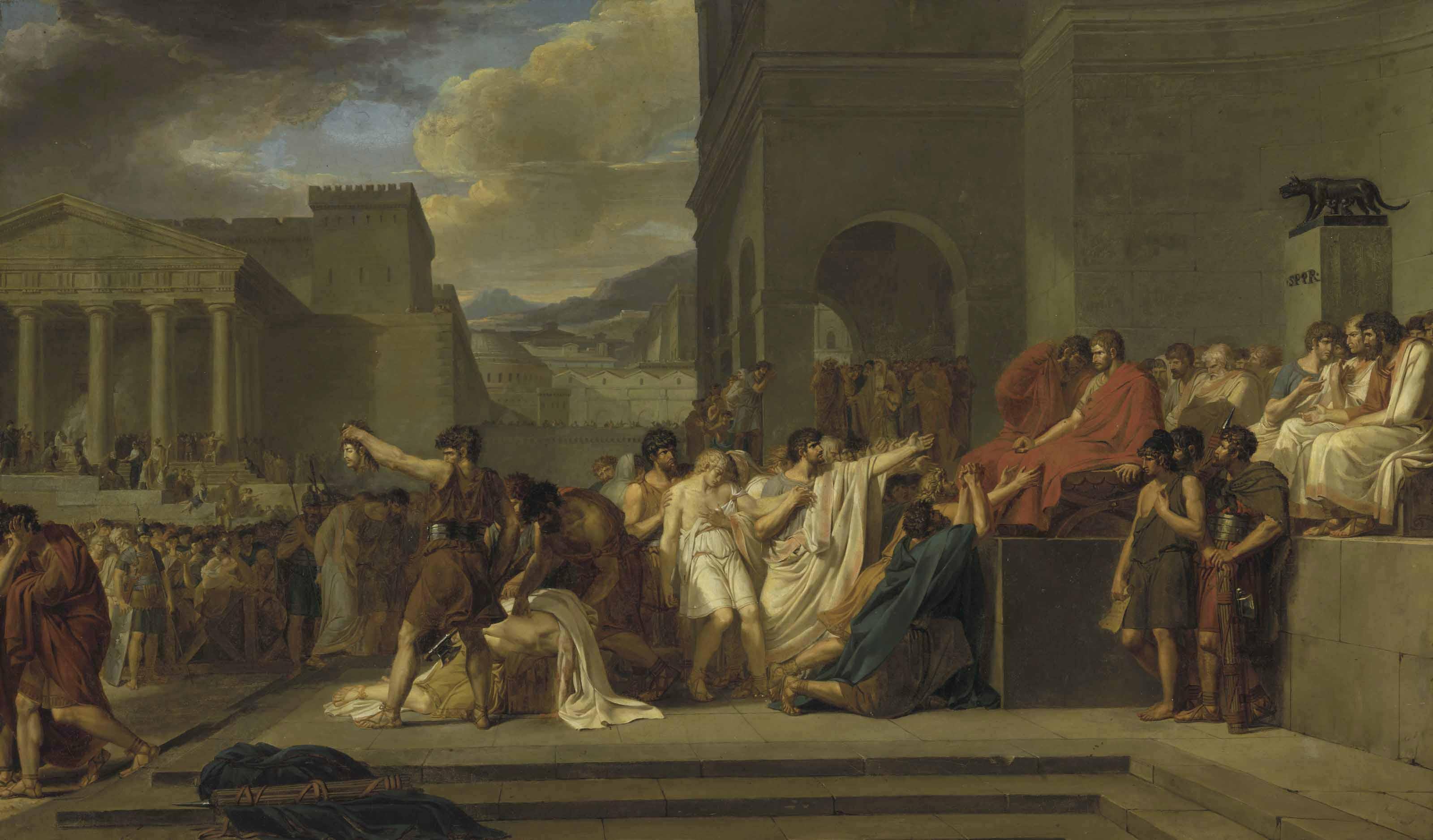 Guillaume Lethière - Brutus Condemning His Sons